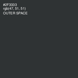 #2F3333 - Outer Space Color Image